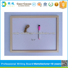 OEM magnetic whiteboard with wooden frame dry erase white board